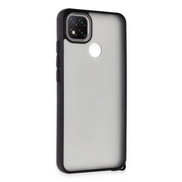 BFS  Xiaomi Redmi 9C Kılıf Elegant Kapak - Siyah