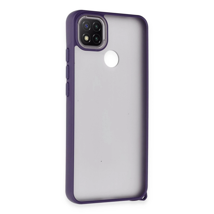 BFS  Xiaomi Redmi 9C Kılıf Elegant Kapak - Derin Mor