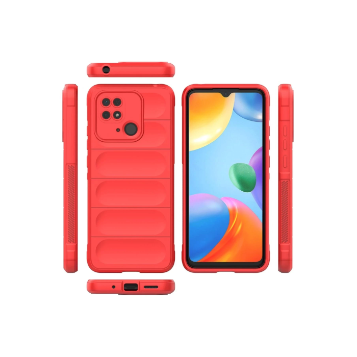 BFS  Xiaomi Redmi 10C Kılıf Optimum Silikon - Kırmızı