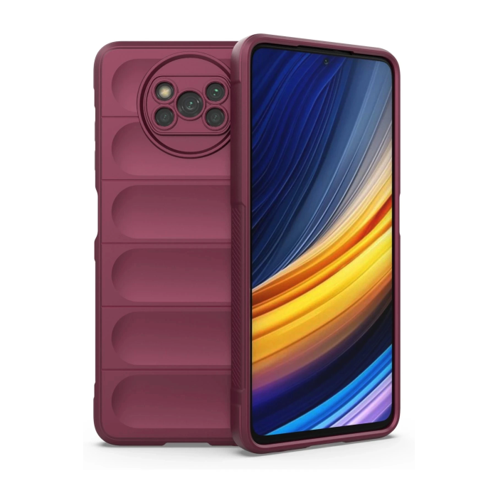 BFS  Xiaomi Pocophone X3 Kılıf Optimum Silikon - Bordo