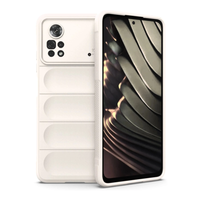 BFS  Xiaomi Poco X4 Pro 5G Kılıf Optimum Silikon - Krem