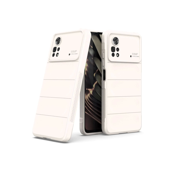 BFS  Xiaomi Poco X4 Pro 5G Kılıf Optimum Silikon - Krem