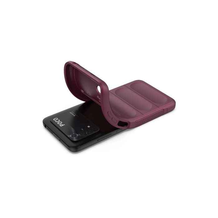 BFS  Xiaomi Poco M4 Pro 4G Kılıf Optimum Silikon - Bordo