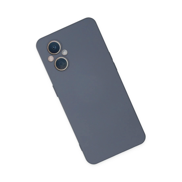 BFS  Oppo Reno 7 Lite Kılıf Nano içi Kadife Silikon - Gri