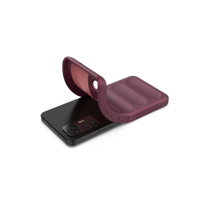 BFS  Xiaomi Mi 12 Lite Kılıf Optimum Silikon - Bordo