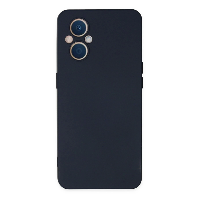 BFS  Oppo Reno 7 Lite Kılıf Nano içi Kadife Silikon - Lacivert