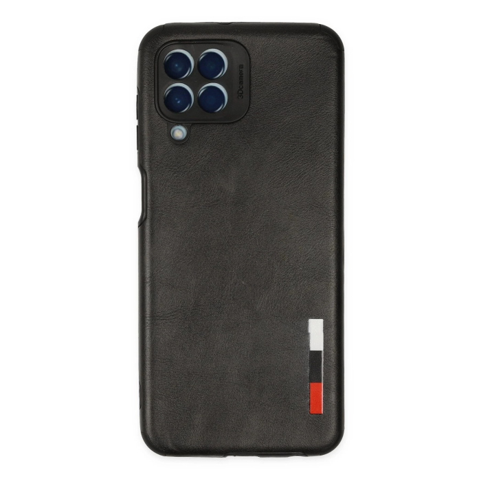 BFS  Samsung Galaxy M33 Kılıf Loop Deri Silikon - Siyah