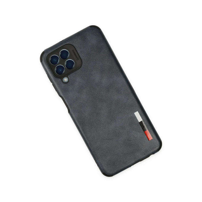 BFS  Samsung Galaxy M33 Kılıf Loop Deri Silikon - Lacivert