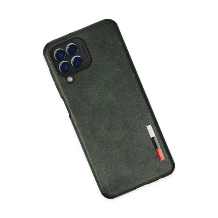 BFS  Samsung Galaxy M33 Kılıf Loop Deri Silikon - Yeşil