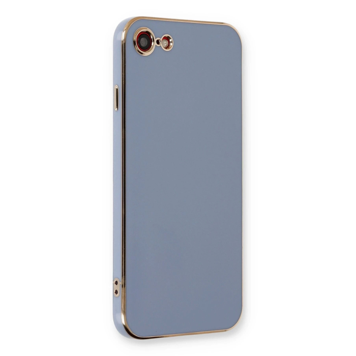 BFS  iPhone 7 Kılıf Volet Silikon - Mavi