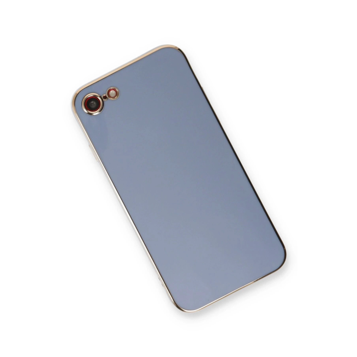 BFS  iPhone 7 Kılıf Volet Silikon - Mavi