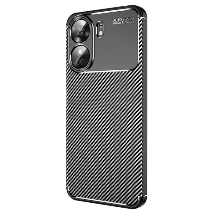 BFS  Xiaomi Redmi 13C Kılıf Auto Focus Karbon Kapak - Siyah