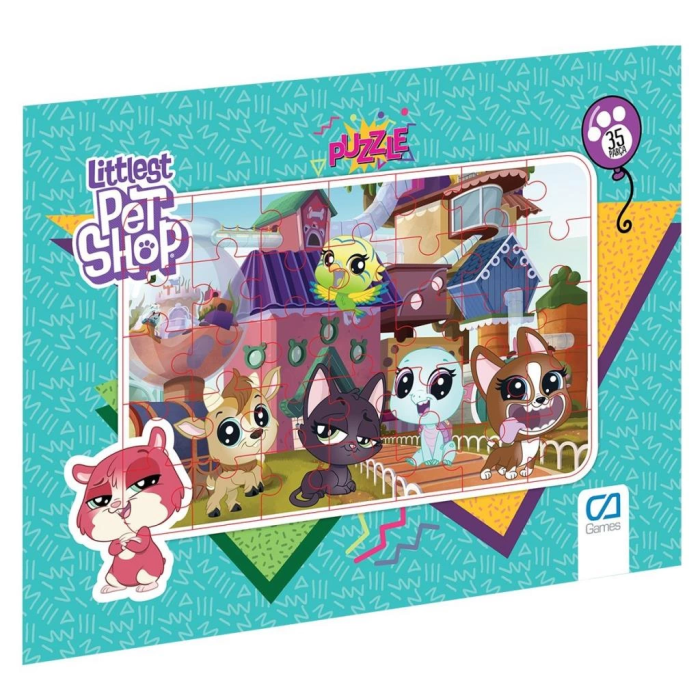 BFS Nessiworld CA 5018-5019 Littlest Pet Shop Frame Puzzle 35 Parça-CA Games