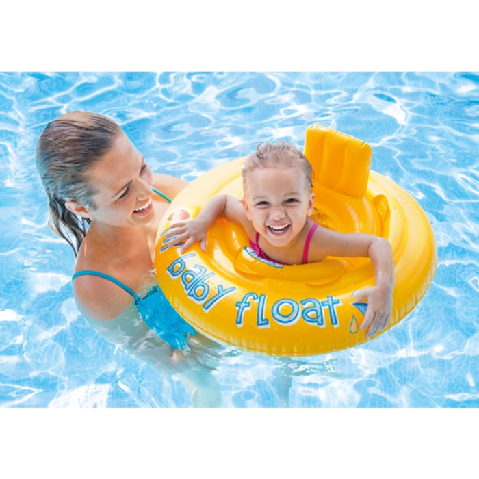 BFS  IBF56585 İntex Sarı Baby Float 70 cm 6-12 Ay