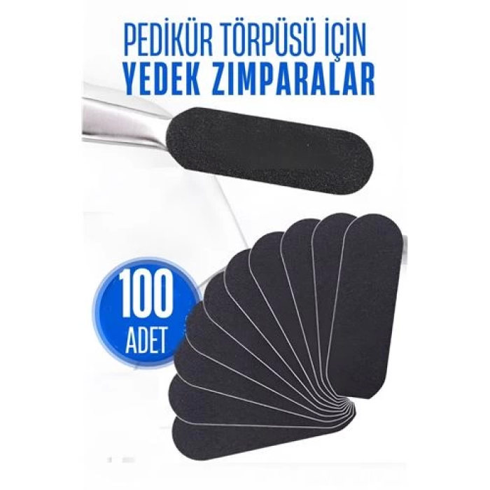 BFS  Ayak Törpü Yedeği Yapışkanlı Törpü Zımparası Pedikür Törpü Yedeği 100 ADET