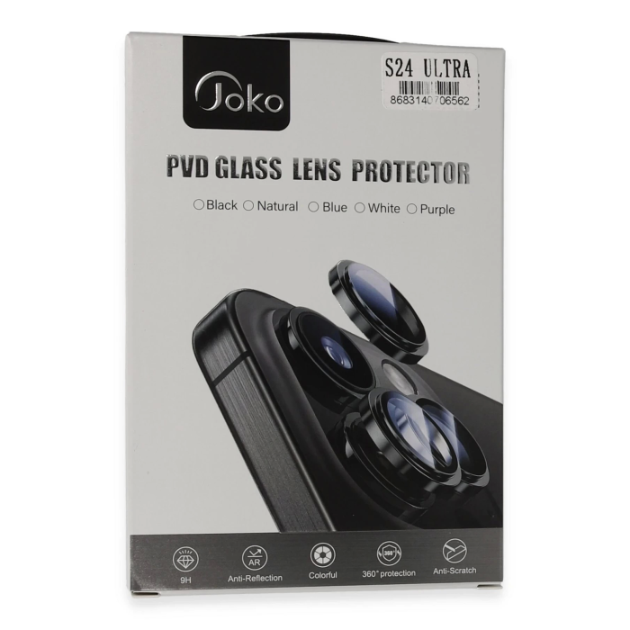 BFS  Samsung Galaxy S24 Ultra PVD Metal Kamera Lens - Siyah