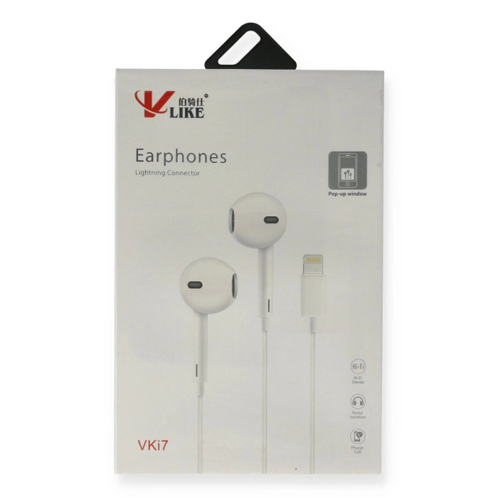 BFS Vlike VK i7 Lightning Bluetooth Kablolu Kulaklık