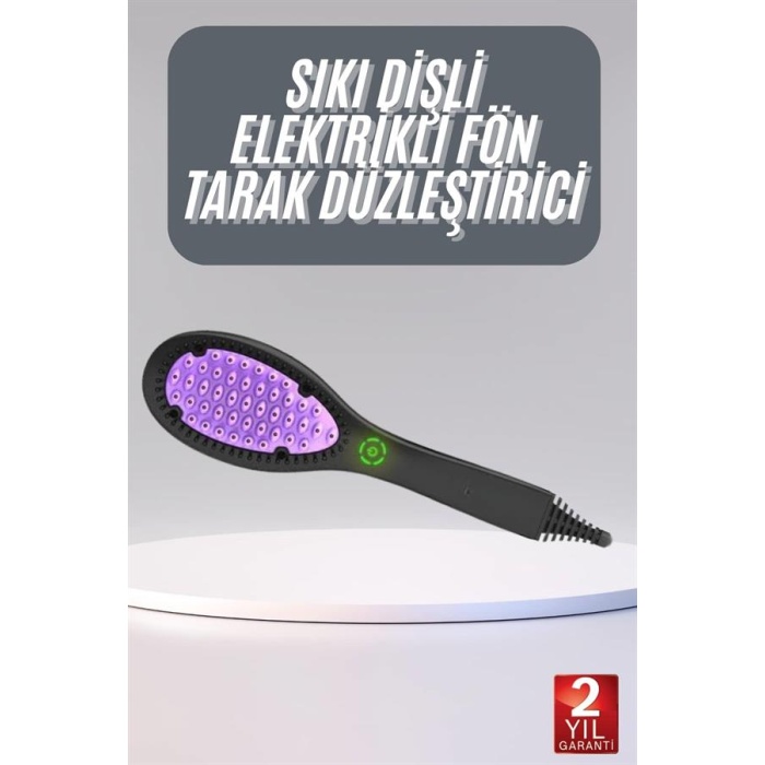 Fön Etkili Elektrikli Sıkı Dişli Taşınabilir Saç Düzleştirici Isı Ayarlı