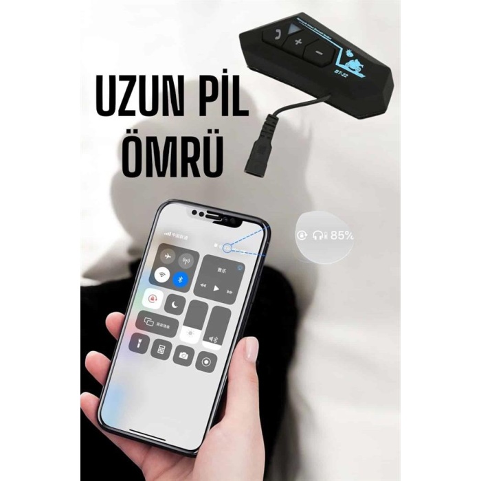 Kask Kulaklık Bluetooth Motosiklet Kulaklık Intercom Su Geçirmez