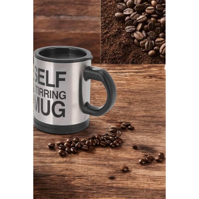 Mikser Kupa Yazılı Mug Bardak Karıştırma Özelliği