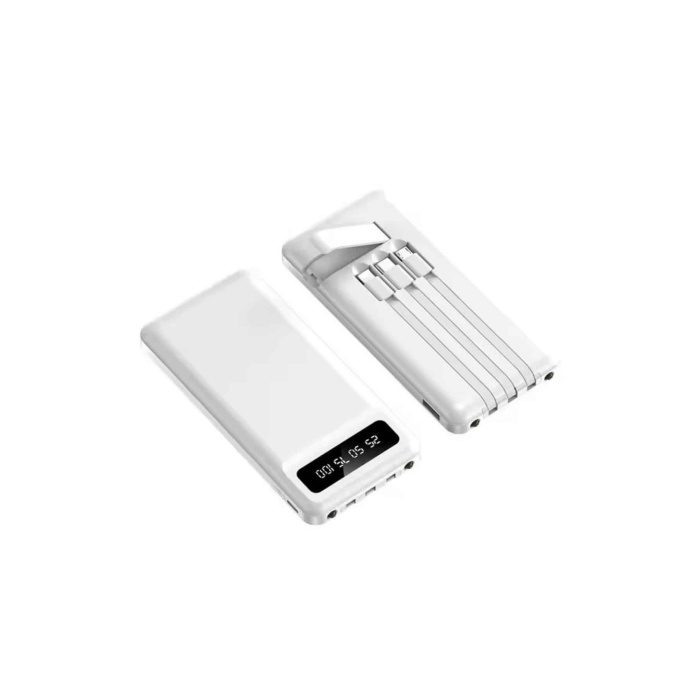 Powerbank Şarj Cihazı 4 Çıkışlı 20.000 MAH Powerbank Kompakt Yüksek Kapasiteli Hızlı Şarj