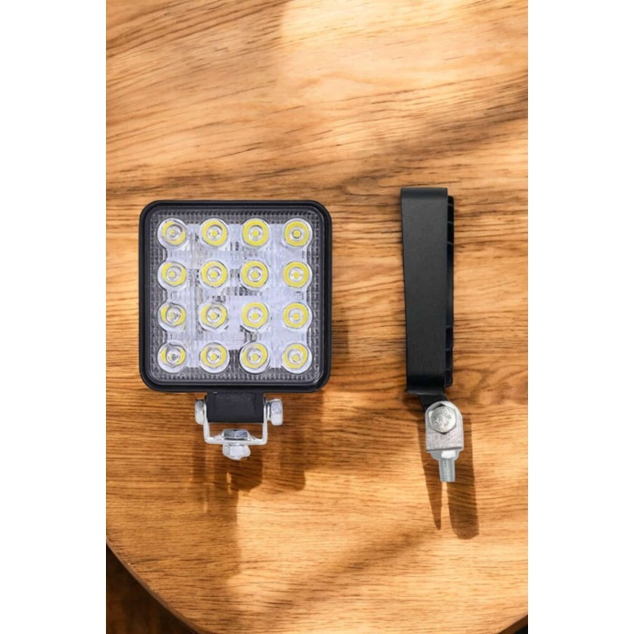 Tepe Lambası Çalışma Lambası Sis Lambası 16 Led Beyaz Led Işık