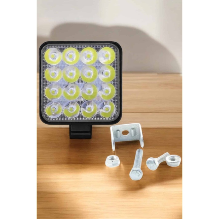 Tepe Lambası Tüm Araç Tiplerine Uygun Sis Lambası 16 Led Beyaz Renk
