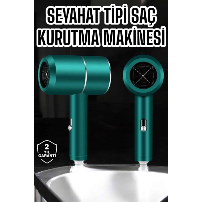Fön Makinesi Taşınabilir Seyahat Tipi Saç Kurutma Makinesi