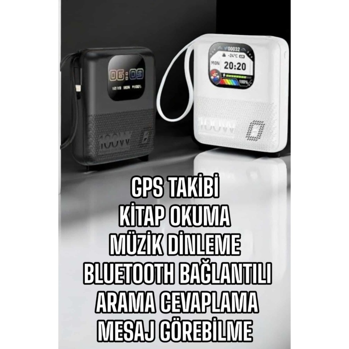 Akıllı Powerbank 10.000 MAH Müzik Dinleme Mesaj Gönderme Arama Cevaplama