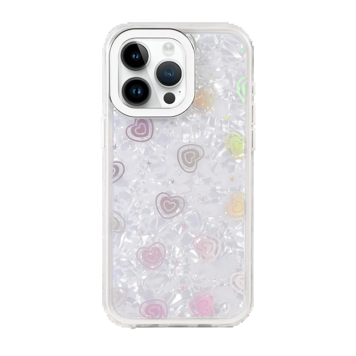 BFS Apple iPhone 16 Pro Max Lumi Desenli Kapak - Beyaz