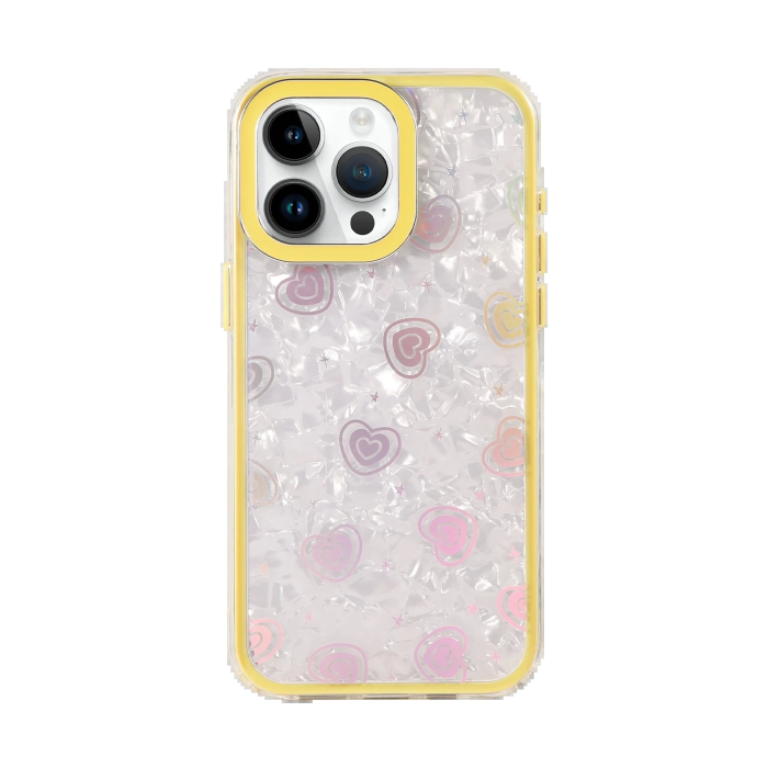 BFS Apple iPhone 16 Pro Max Lumi Desenli Kapak - Sarı