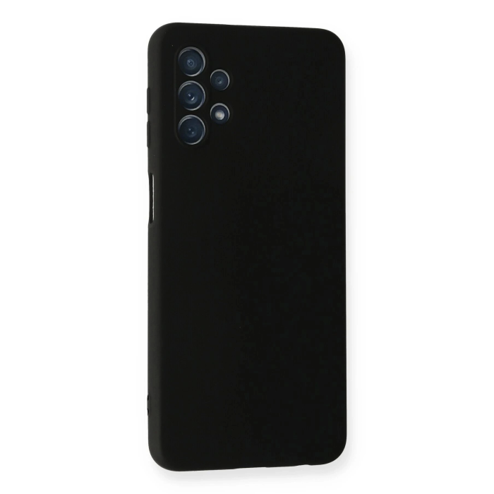 BFS  Samsung Galaxy A52 Kılıf Nano içi Kadife Silikon - Siyah