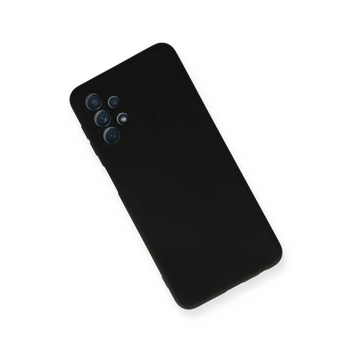 BFS  Samsung Galaxy A52 Kılıf Nano içi Kadife Silikon - Siyah