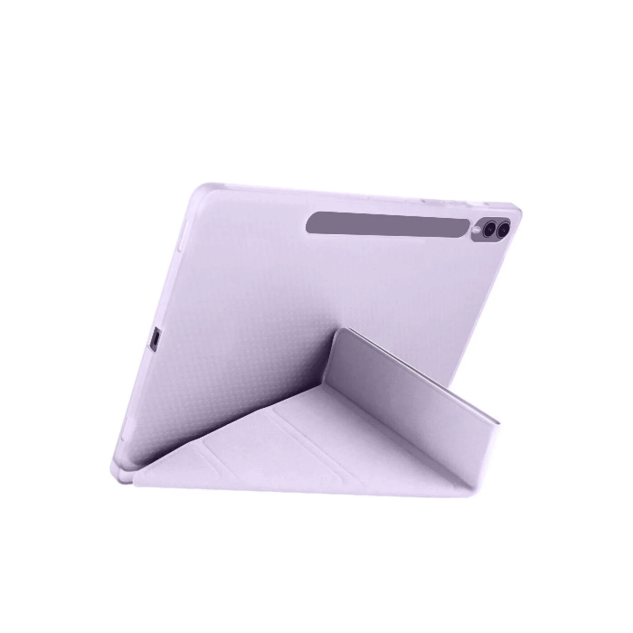 BFS  Samsung Galaxy X610 Tab S9 FE Plus 12.4 Kılıf Kalemlikli Mars Tablet Kılıfı - Açık Mor