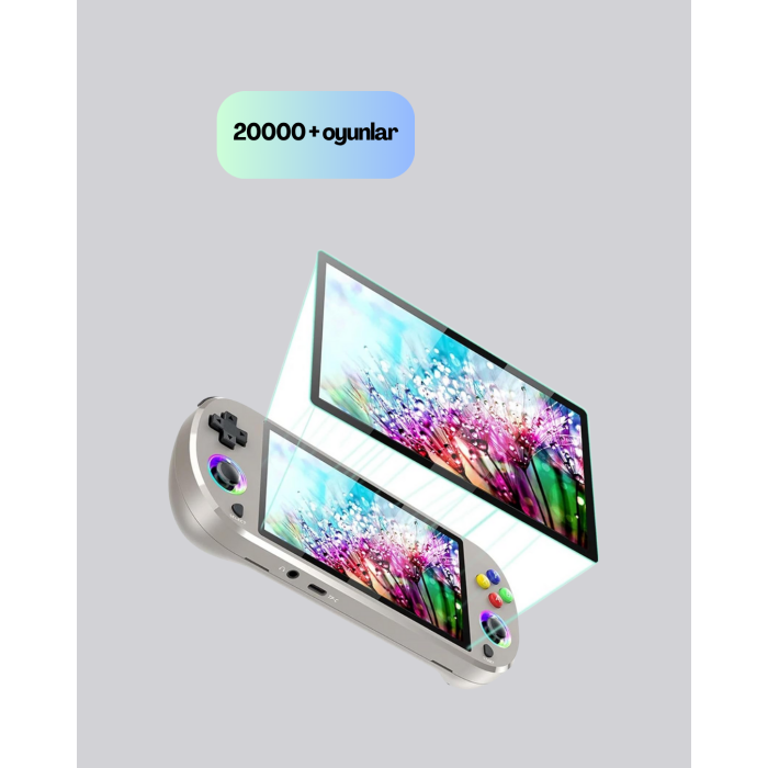 RGB Işıklı Joystickli El Tipi Oyun Cihazı