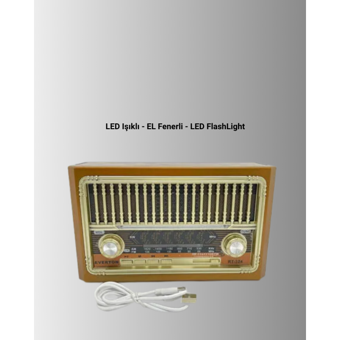 USB ve Hafıza Kart Girişli Radyo Hoparlör