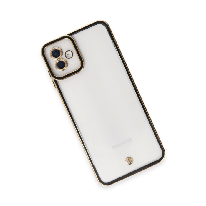 BFS Samsung Galaxy A04 Kılıf Liva Lens Silikon - Siyah