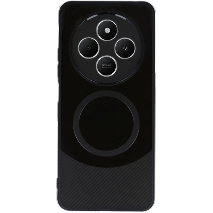 BFS  Xiaomi Redmi 14C Kılıf Maya Karbon Kapak - Siyah