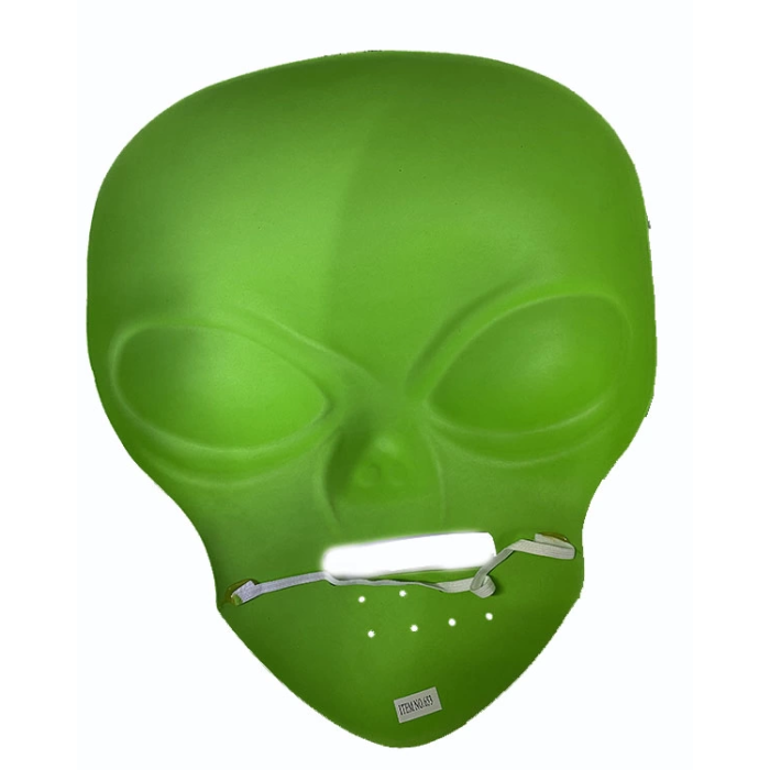 BFS  Ghoulish Productions Green Alien Mask 45x30 cm ( UZAYLI )