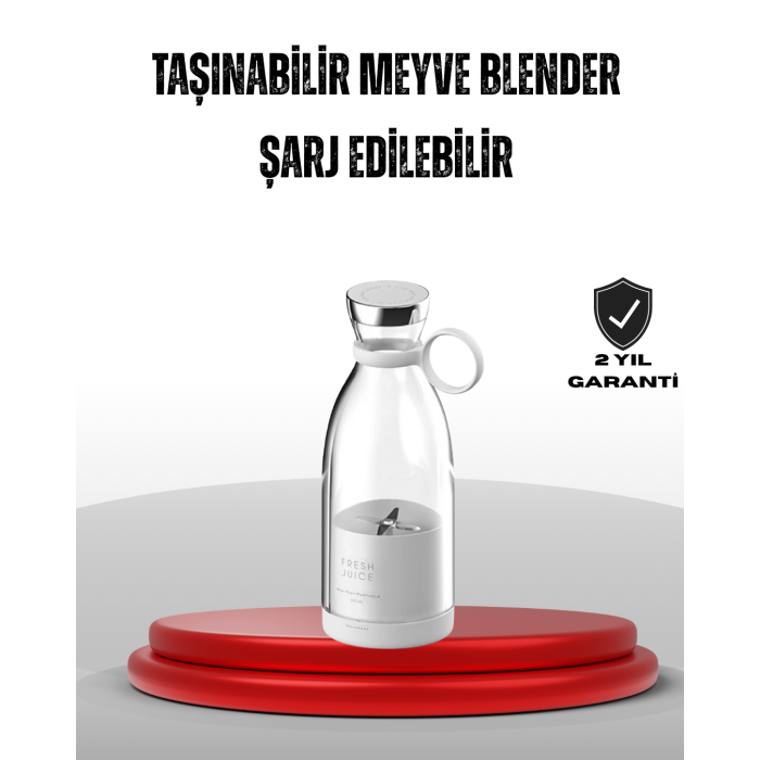 Taşınabilir USB Şarjlı Taze Meyve Suyu Blender