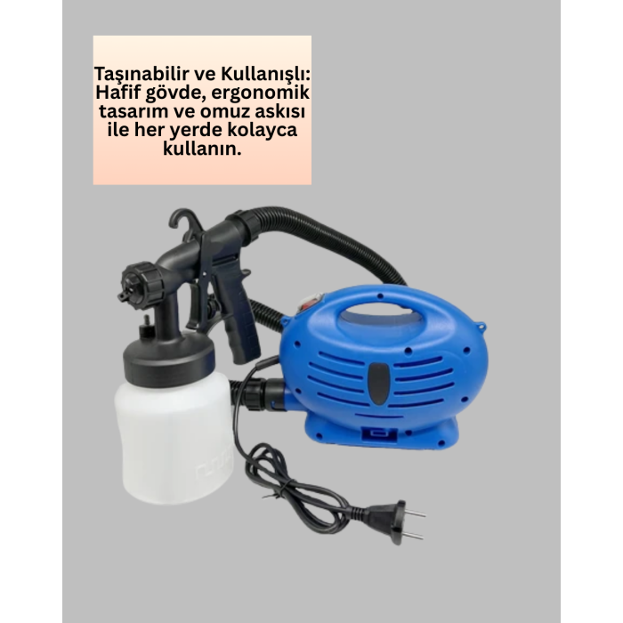 Hafif ve Taşınabilir Elektrikli Boya Makinesi