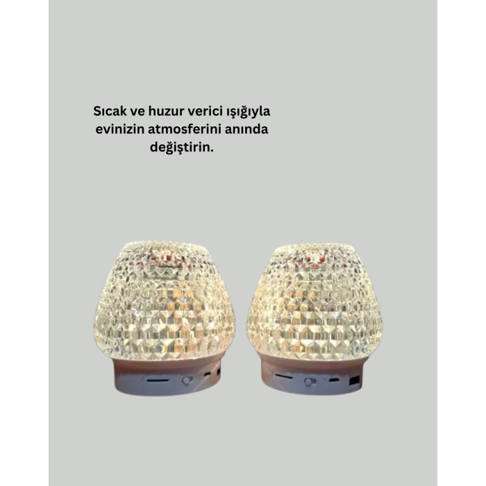 Taşınabilir Işıklı Yüksek Ses Kaliteli Bluetooth Hoparlör