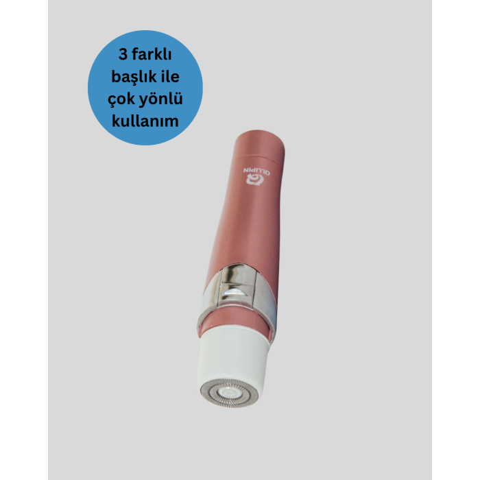 Yüz ve Vücut Tüy Temizleme Makinesi 3 Farklı Başlıklı