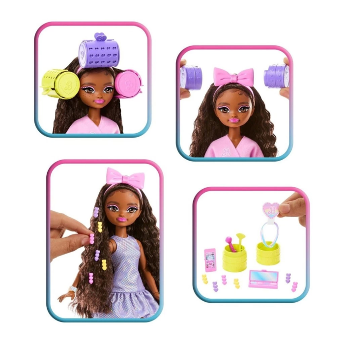 BFS  JGG39 Barbie Dream Besties Brooklyn ile Akşam Eğlencesine Hazırlanma