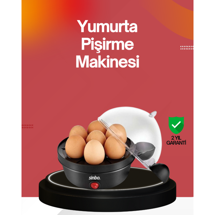 7 Yumurtalık Buharlı Yumurta Pişirme Cihazı Otomatik Kapanma Özellikli