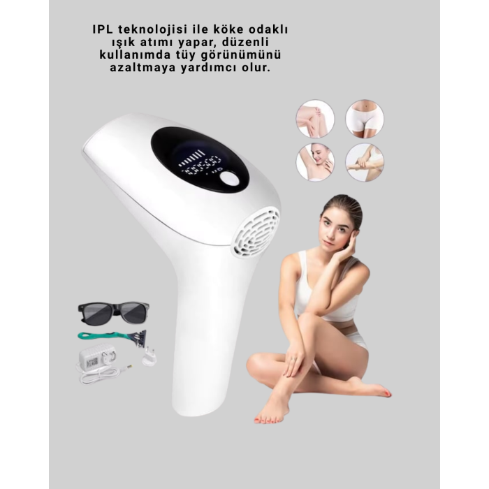 Hasuba HS-262 IPL Epilasyon Cihazı 5 Kademe 1M Atım