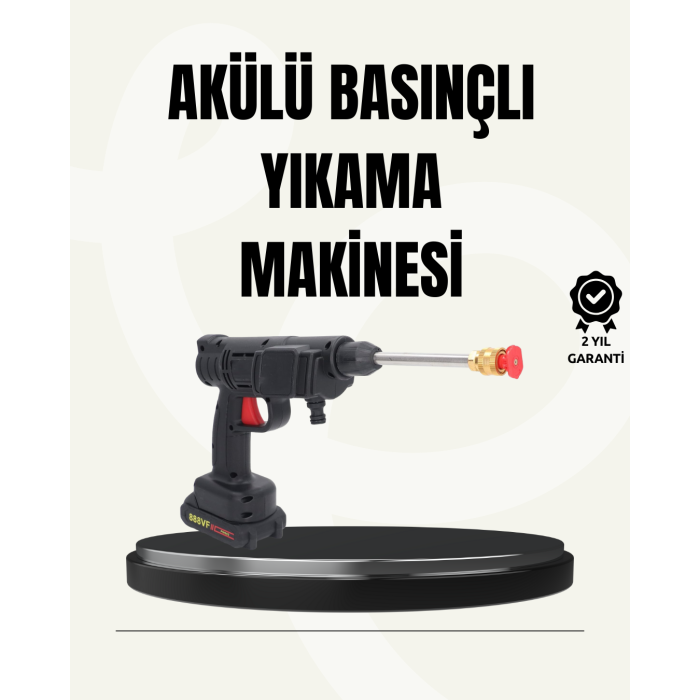 48V Şarjlı Basınçlı Yıkama Makinesi Kablosuz Su Tabancası
