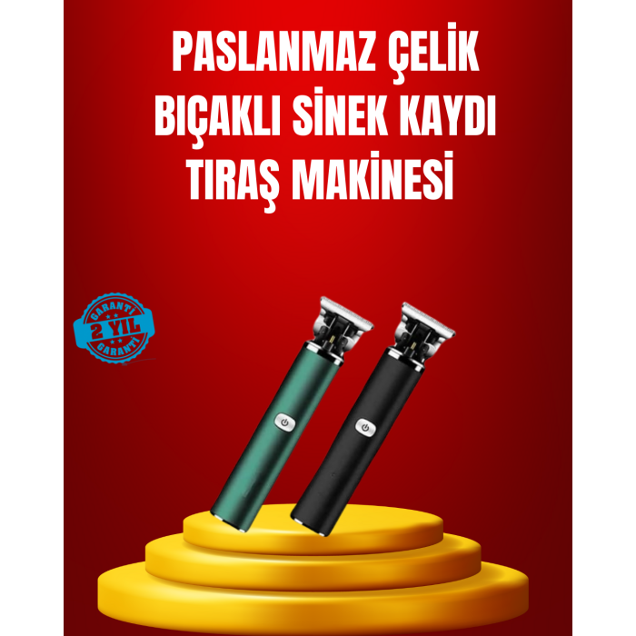 Ergonomik Tasarımlı Dayanıklı Metal Gövdeli Saç Kesme Makinesi