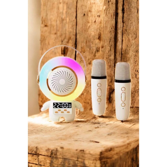 Çocuklara Özel Kablosuz Bluetooth Bağlantılı Karaoke Mikrofon