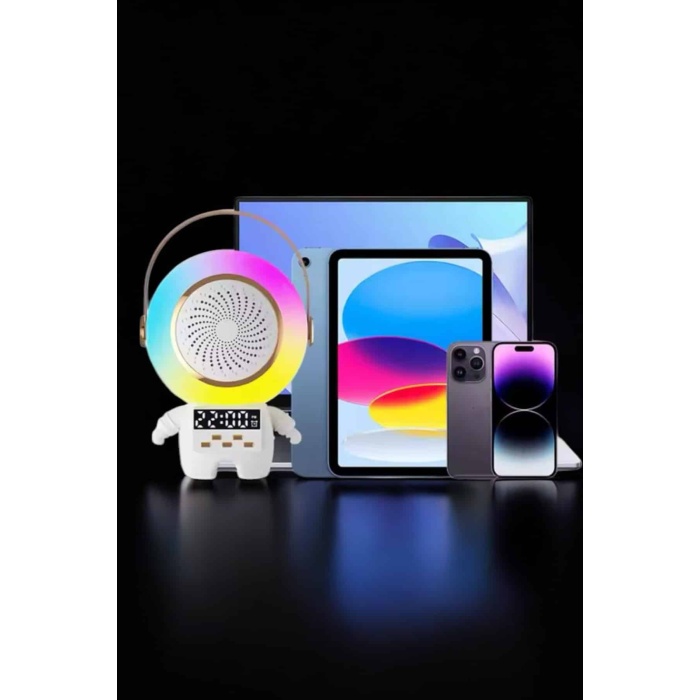 Çift Mikrofonlu Karaoke Mikrofon Bluetooth Bağlantılı Dijital Göstergeli